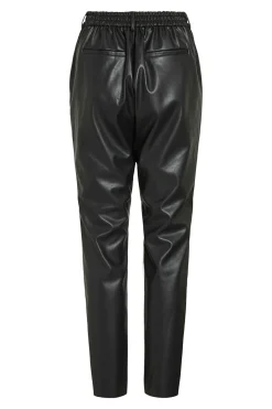 Vila Pantalón largo polipiel Negro New