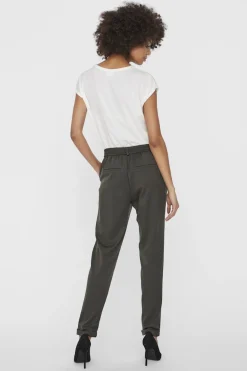 Vero Moda Pantalón largo recto Gris oscuro Outlet