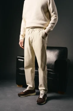 OOTO Pantalón ligero gomas Beige Hot