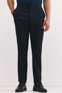 Cortefiel Pantalón liso coolmax Azul marino Best