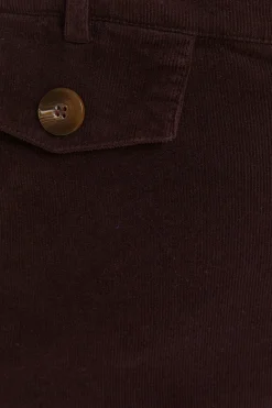 System Action Pantalón micropana burdeos Outlet