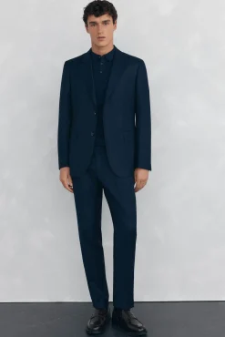 Pedro del Hierro Pantalón ojo de perdiz bi-stretch slim fit Azul Online