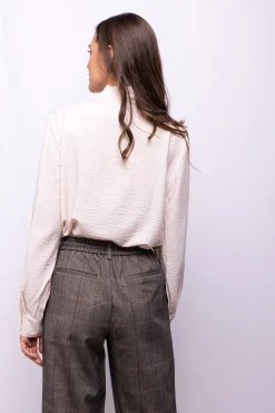 Object Pantalón pernera ancha Marr&oacute;n