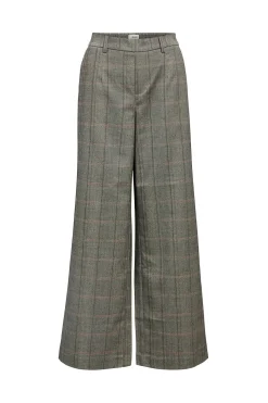 Object Pantalón pernera ancha Marr&oacute;n