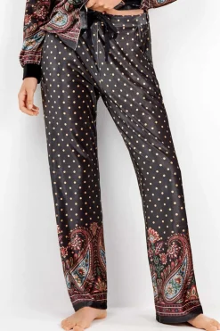 Gisela Pantalón pijama terciopelo blanco