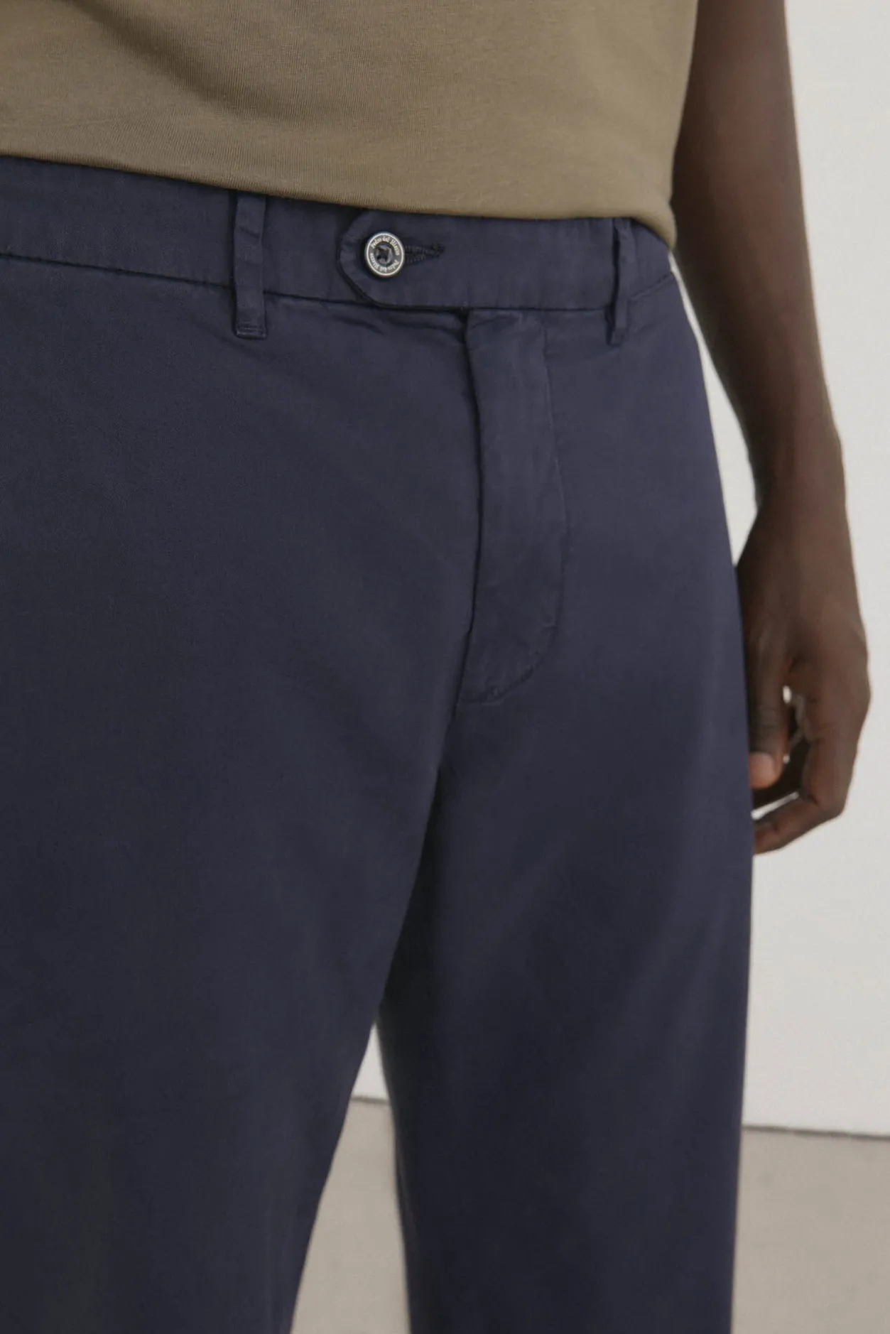 Pedro del Hierro Pantalón premium chino ligero regular fit Azul Online