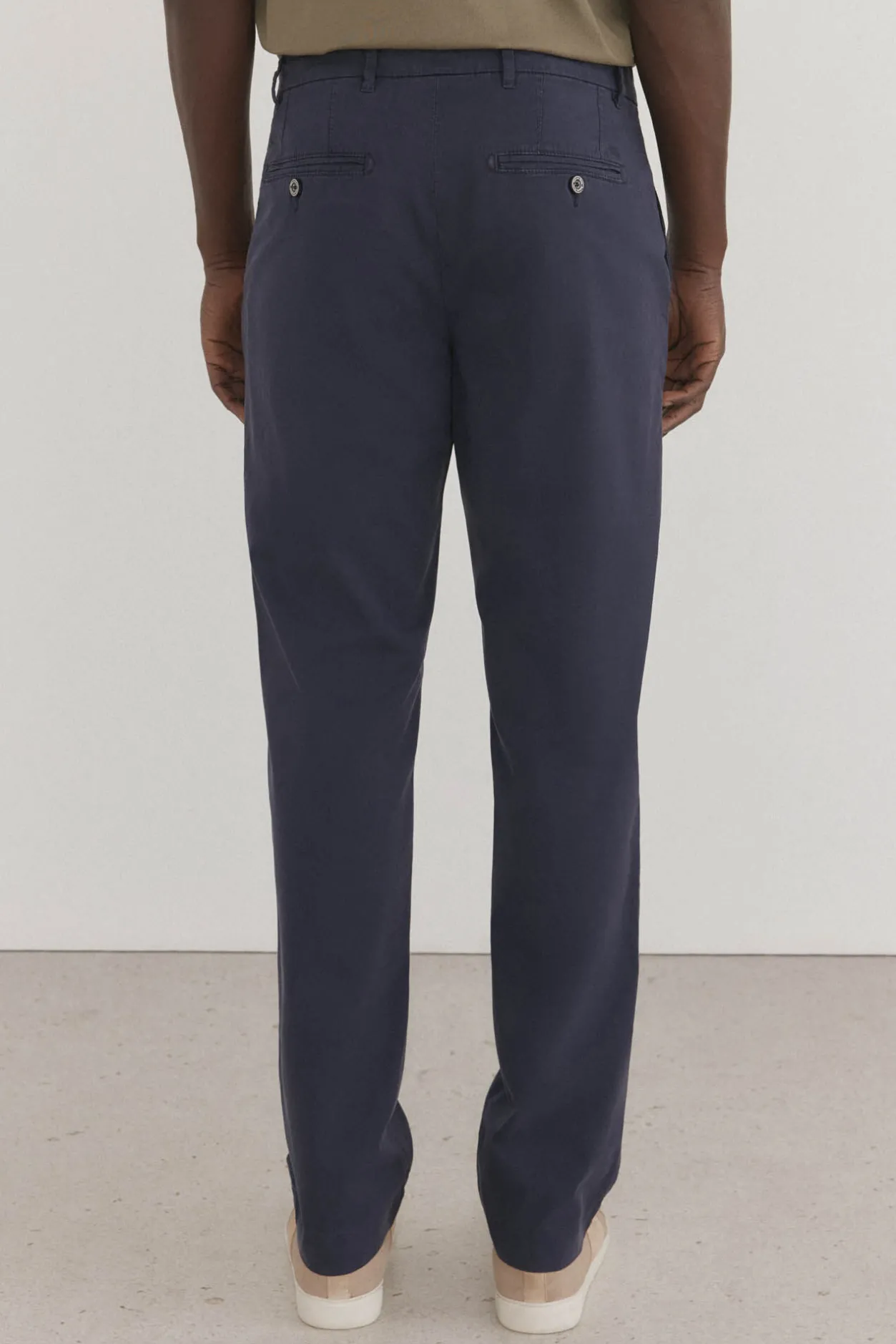 Pedro del Hierro Pantalón premium chino ligero regular fit Azul Online