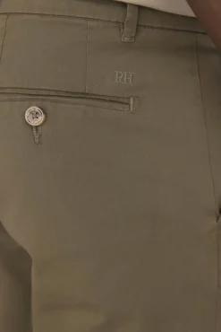 Pedro del Hierro Pantalón premium chino ligero slim fit Verde Sale