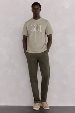 Pedro del Hierro Pantalón premium chino regular fit Verde New