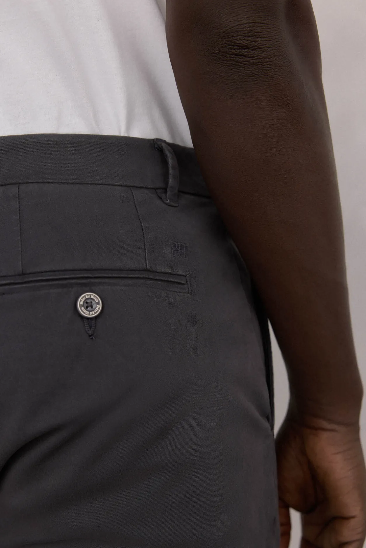 Pedro del Hierro Pantalón premium chino slim fit Gris Best
