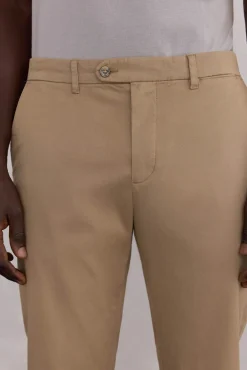 Pedro del Hierro Pantalón premium chino slim fit Beige