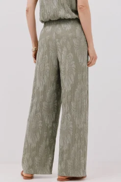 Cortefiel Pantalón punto jacquard Kaki Hot