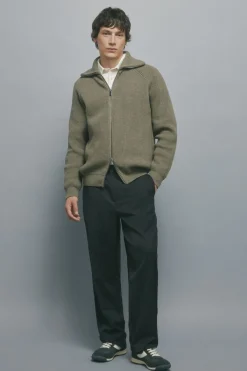 Springfield Pantalón rayas straight fit gris Discount