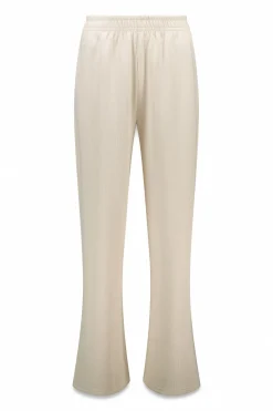 Dash and Stars Pantalón recto ancho canalé beige nude Outlet