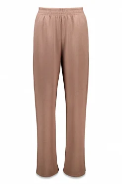 Dash and Stars Pantalón recto ancho canalé marrón nude Best