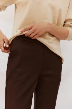 Cortefiel Pantalón recto con goma en la espalda Arena Best