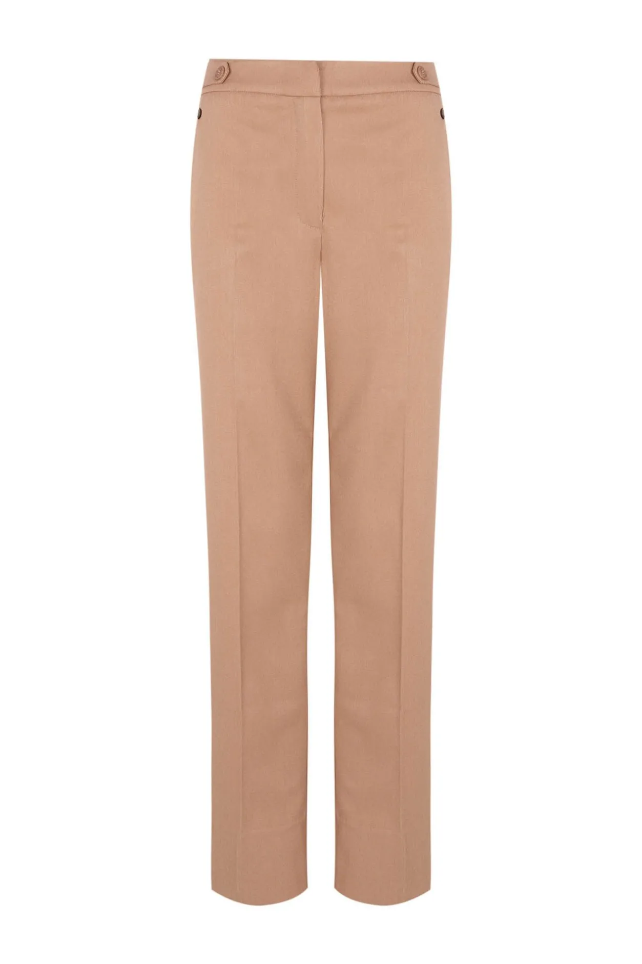 Pedro del Hierro Pantalón recto trabilla Beige Discount