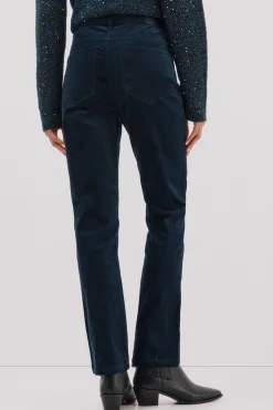 Cortefiel Pantalón sensational velvet Azul marino