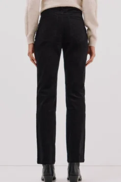 Cortefiel Pantalón sensational velvet Negro Outlet