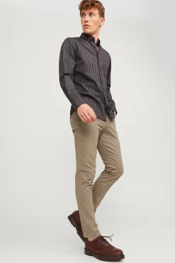 Jack & Jones Pantalón slim fit beige Outlet