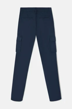 Silbon Pantalón sport cargo casual Azul marino New