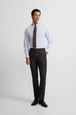 Silbon Pantalón traje clasico espiga Gris Best