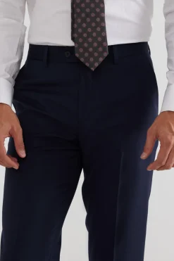 Silbon Pantalón traje natural stretch Azul Best