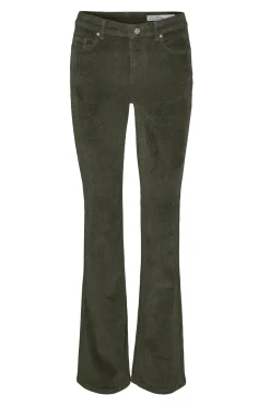 Vero Moda Pantalón vaquero acampanado Verde oscuro Hot