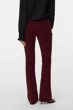 Vero Moda Pantalón vaquero acampanado Rojo Outlet