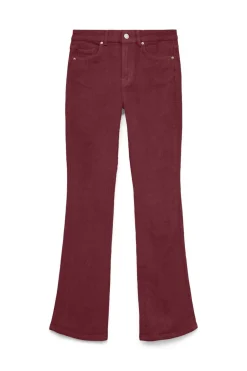 Vero Moda Pantalón vaquero acampanado Rojo Outlet
