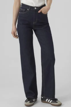 Vero Moda Pantalón vaquero ancho Azul marino Outlet