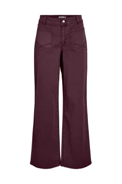Vila Pantalón vaquero con bolsillos delanteros Morado