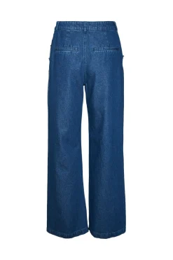 Vero Moda Pantalón vaquero de tiro alto Azul marino Sale