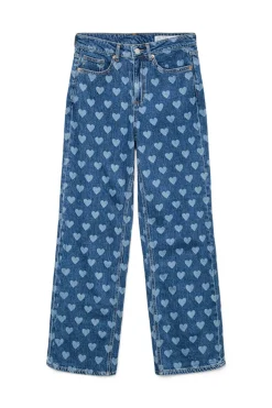Vero Moda Pantalón vaquero estampado Azul