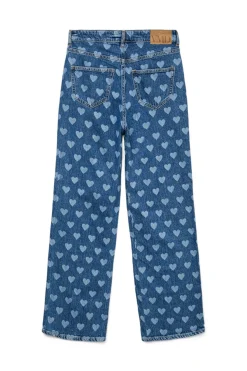 Vero Moda Pantalón vaquero estampado Azul
