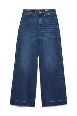 Vero Moda Pantalón vaquero pata ancha Azul marino Clearance