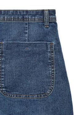 Vero Moda Pantalón vaquero pata ancha Azul marino Clearance