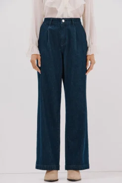 Cortefiel Pantalón vaquero pinzas Azul