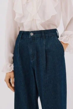 Cortefiel Pantalón vaquero pinzas Azul