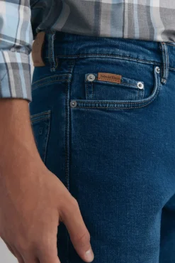 Pedro del Hierro Pantalón vaquero premium flex slim fit Azul Hot