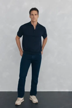 Pedro del Hierro Pantalón vaquero premium flex regular fit Azul Hot