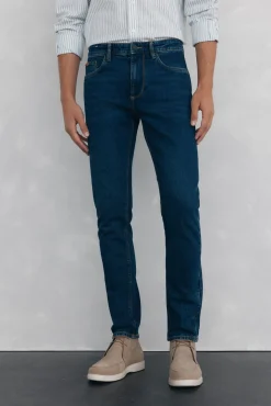 Pedro del Hierro Pantalón vaquero premium flex slim fit Azul Hot