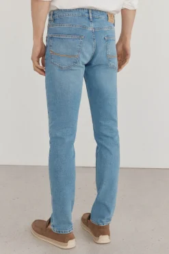 Pedro del Hierro Pantalón vaquero premium flex slim fit Azul Hot