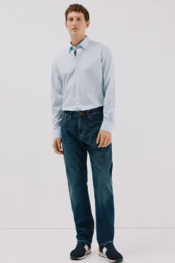 Cortefiel Pantalón vaquero regular fit Azul Hot