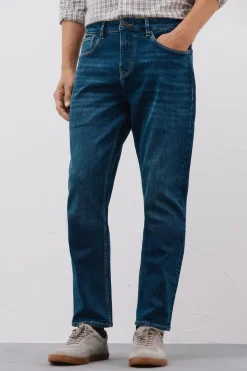 Cortefiel Pantalón vaquero regular fit Azul Sale