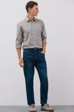 Cortefiel Pantalón vaquero regular fit Azul Sale