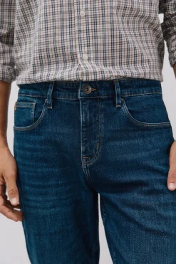 Cortefiel Pantalón vaquero regular fit Azul Sale