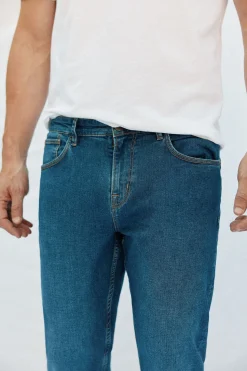 Cortefiel Pantalón vaquero regular fit Azul