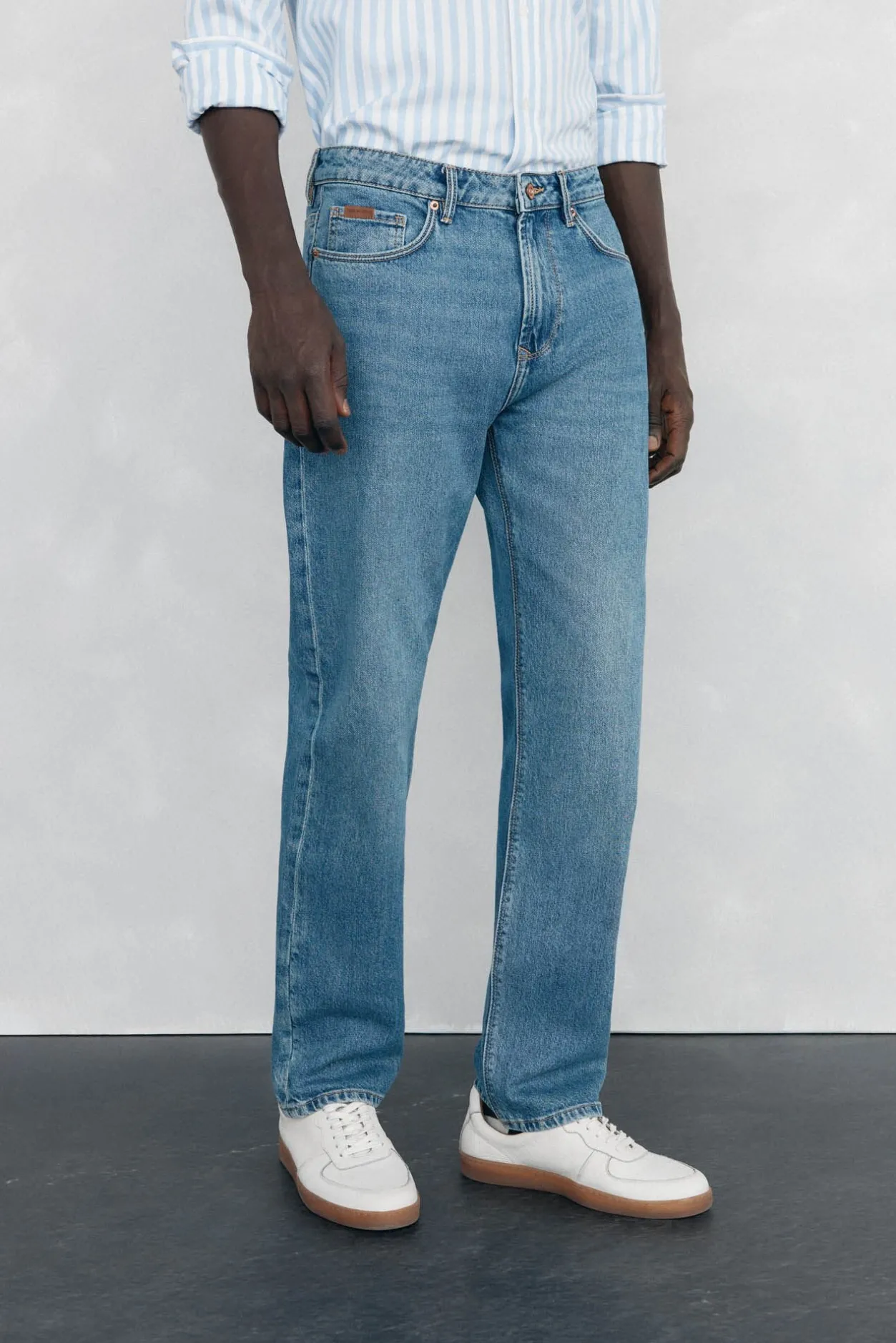 Pedro del Hierro Pantalón vaquero regular fit Azul Hot