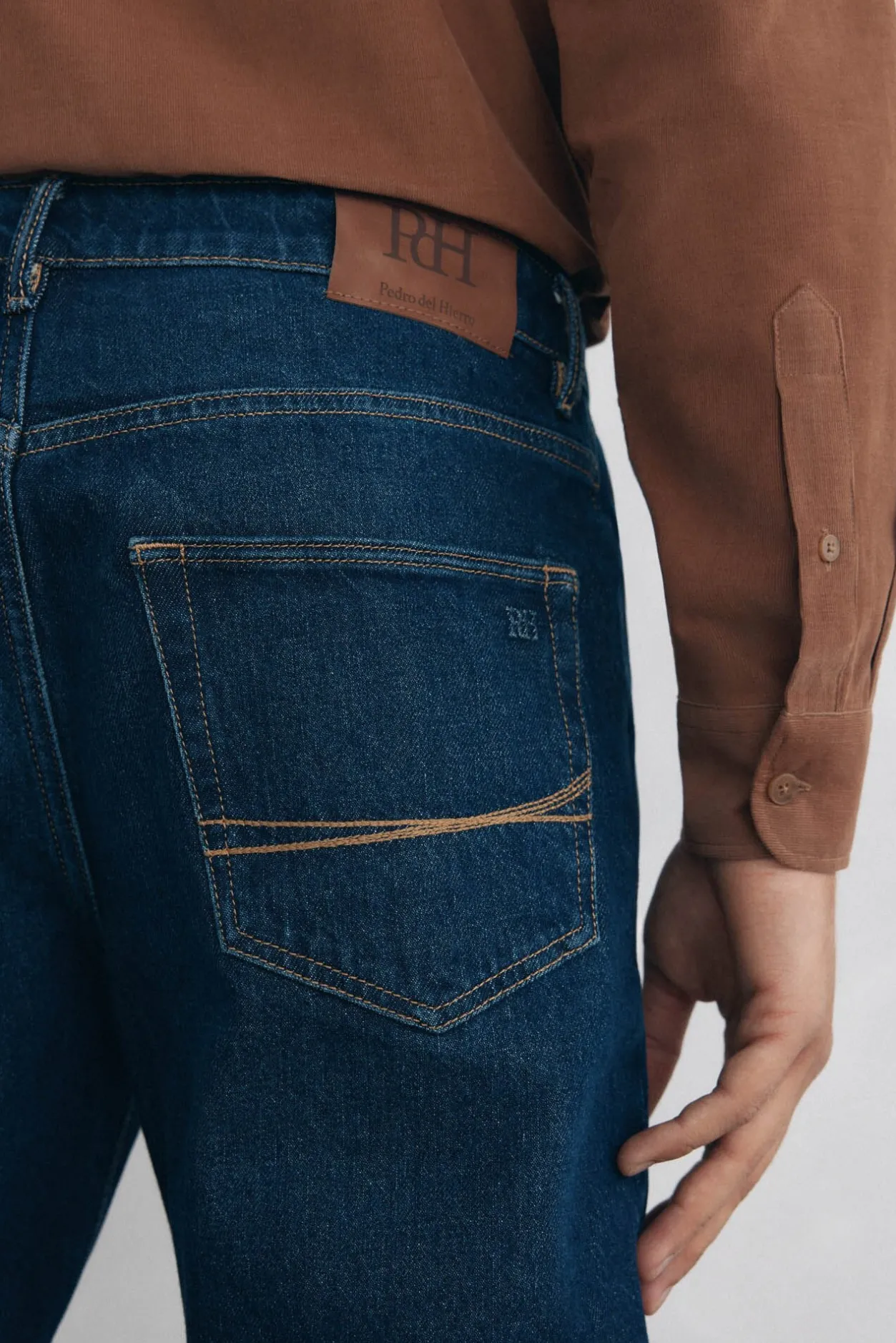 Pedro del Hierro Pantalón vaquero regular fit Azul Clearance